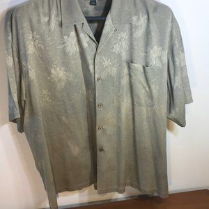 Silk short sleeve shirt